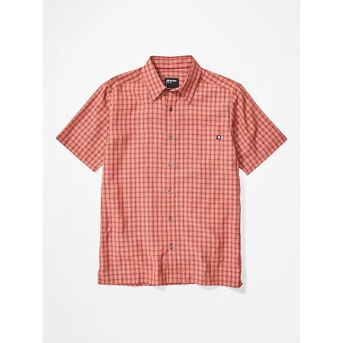 Marmot Eldridge Shirts For Mens Red JVZ745391